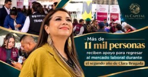 Más de 11 mil personas reciben apoyo para regresar al mercado laboral durante el segundo año de Clara Brugada
